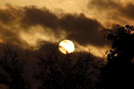 End of the Day - sky, nature, sunset, clouds