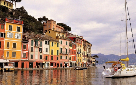 Portofino, Italy - portofino, houses, architecture, italy