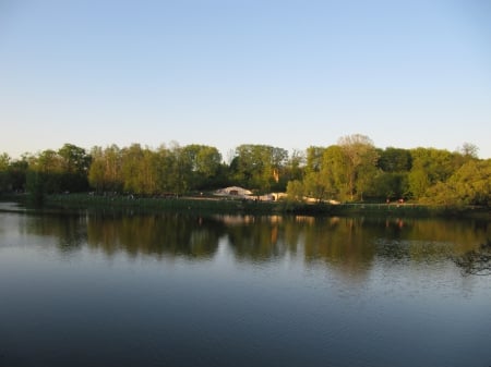 lake - nature, water, lake, forest