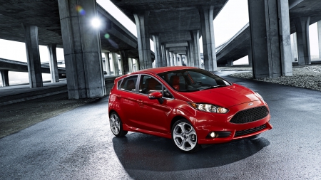 ford fiesta st - small, fiesta, ford, red