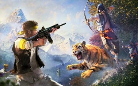 far cry 4 - far, tiger, cry, archer