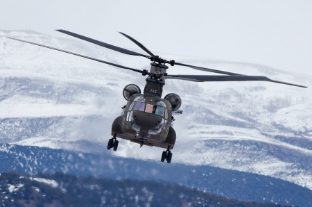 Boeing CH-47D Chinook (414) - boeing, ch 47d chinook 414, transport, helicopter