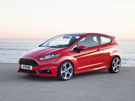 ford fiesta st - red, ford, small, fiesta