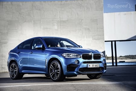 2015-BMW-X6-M - 2015, beamer, blue, x6