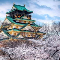 Osaka Castle in Japan