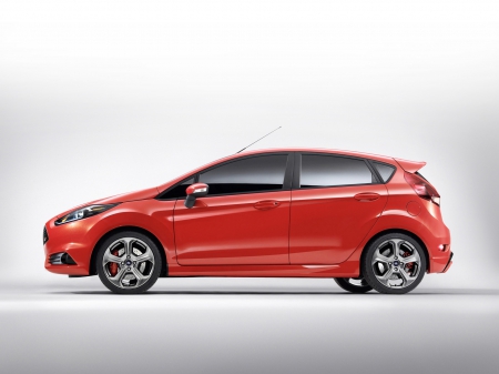 ford fiesta st concept - fiesta, ford, concept, red