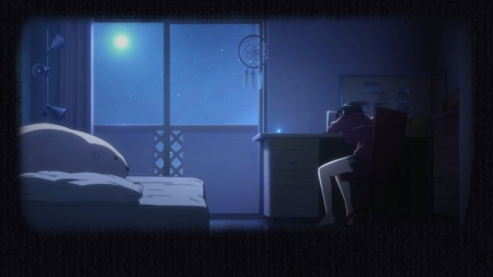 Lonely Night - anime, suguha kirigaya, female, night, light, dream, dark, bed, kirigaya, sword art online, pillow, dreaming, sao, suguha, sleeping, anime girl, girl, table, bedroom, kirigaya suguha, sleep, desk, dreamy