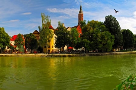 Beautiful Place - architecture, cityscapes, lake, germany