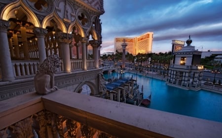 Beautiful Place - hdr - architecture, water, hotels, buildings