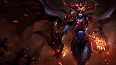 Shyvana New Splash Art 2014 - hd, shyvana, pc, game, lol, shyvana new splash art 2014, league of legends, shyvana league of legends