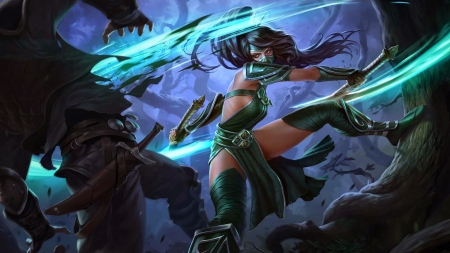 Akali New Splash Art 2014 - Akali, Akali League Of Legends, League Of Legends, LOL, Akali New Splash Art 2014