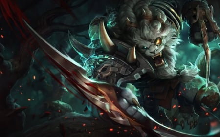 Rengar New Splash Art 2014 - rengar league of legends, hd, rengar new splash art 2014, pc, game, lol, rengar, league of legends