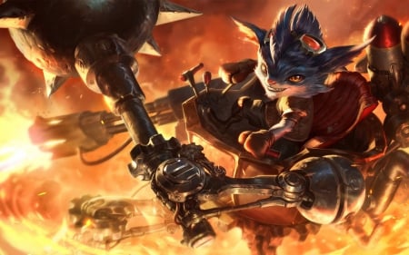 Rumble New Splash Art 2014 - rumble, lol, league of legends, rumble new splash art 2014, rumble league of legends