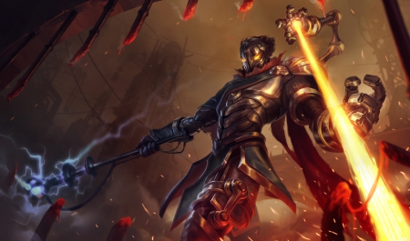 Viktor New Splash Art 2014 - lol, league of legends, viktor, viktor new splash art 2014, viktor league of legends