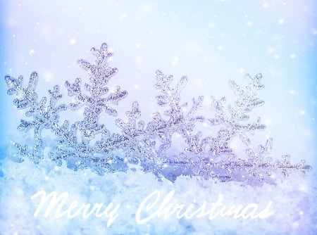 Merry Christmas - christmas, winter, winter time, snowflake, magic christmas, snow, xmas, merry christmas