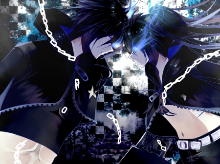 Black Rock Shooter - rock, shooter, black, twins