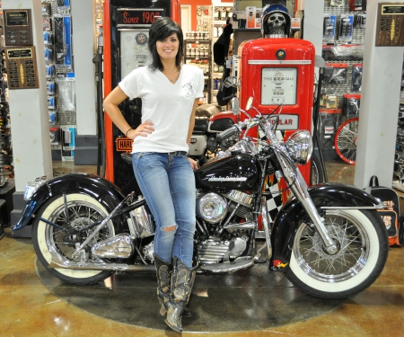 New Breed Of Cowgirl - harley, cowgirl, boots, motorcycle