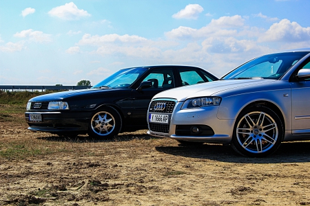 Audi 80 Sport Edition and Audi A4 S-line - audi, 80, a4, sport edition, s-line