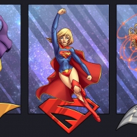 Batgirl, Supergirl & Wonder Girl