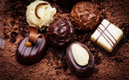 Chocotetes - cocoa, desset, delicious, food, sweet, chocolate, photo