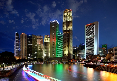 Singapore - city, singapore, modern, amazing