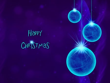 Celebration in blue - balls, christmas, decorations, blue