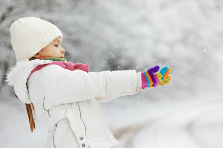 Winter - winter, winter time, nature, snowy, snow, child