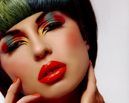 Artistic Make Up - face, make up, woman, model