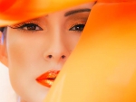 Lovely Orange Make Up