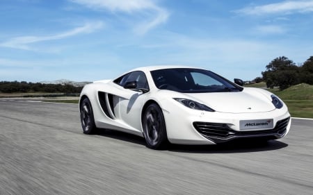 2013 McLaren - white, 2013, cars, mclaren