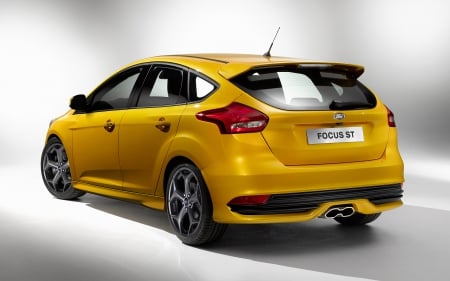 ford focus st - small, ford, yellow, focus