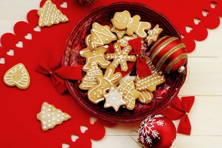 CHRISTMAS COOKIES - holiday, decoration, christmas, cookies