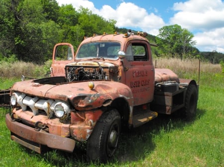 Diamond In The Rough - truck, pickup, vintage, rusty, ford