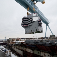 USS Gerald R Ford  Under Construction