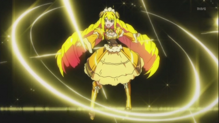 Vivid Yellow - pretty, anime, twin tail, magic, female, vivid yellow, twintail, dress, blonde, blond hair, blond, mecha, nice, vividred operation, twin tails, anime girl, twintails, vivid, beautiful, hot, long ahir, girl, blonde hair, beauty, lovely, sweet, ot, sexy