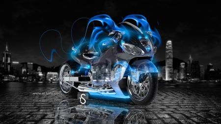 Suzuki hayabusa my motorcicle - Motor, hayabusa, peregrine, blue