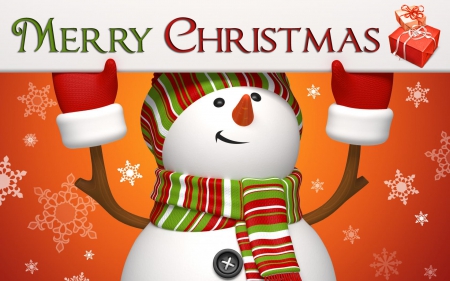 Christmas Greetings - banner, holiday, greetings, snowman