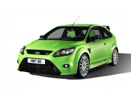 ford focus rs - small, ford, focus, green