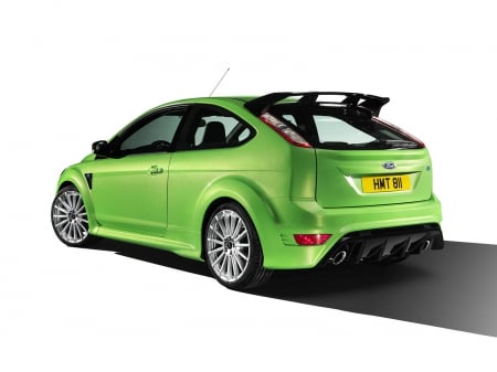 ford focus rs - ford, small, focus, green