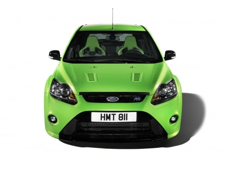 ford focus rs - small, ford, focus, green