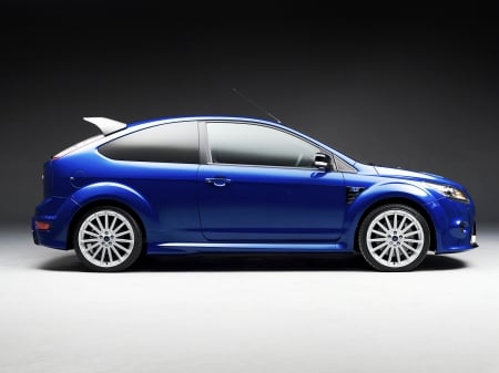 ford focus rs - ford, small, focus, blue