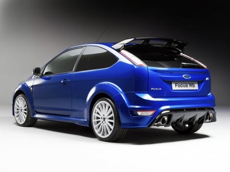 ford focus rs - ford, small, focus, blue