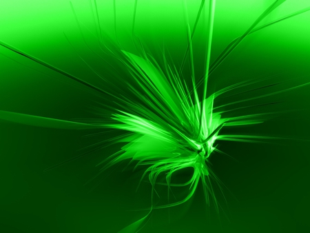 Green - green, abstract