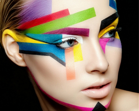 Artistic Woman - woman, face, art, make up