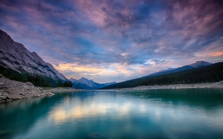 Gorgeous Sky over Lake - lakes, nature, sky, blue