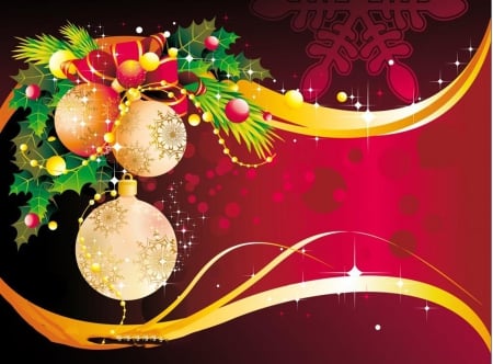 Christmas ball - greetings, season, xmas, christmas ball