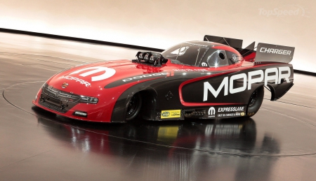 Nhra Dodge Charger RT - red, 2015, black, funny car