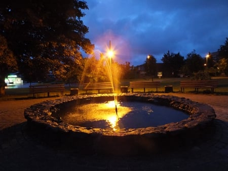 Kandava by night - nature, fields, autumn, other