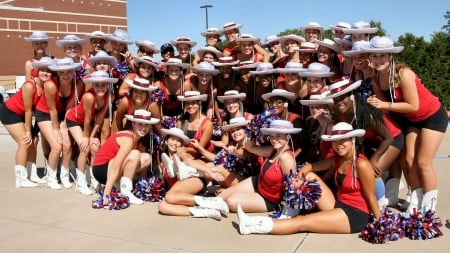 Kilgore Rangerettes - style, girls, western, women, hats, cowgirls, females, dancers, fun