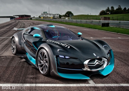 Citroen Survolt - grey, concept, citroen, Blue